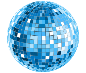 a disco ball